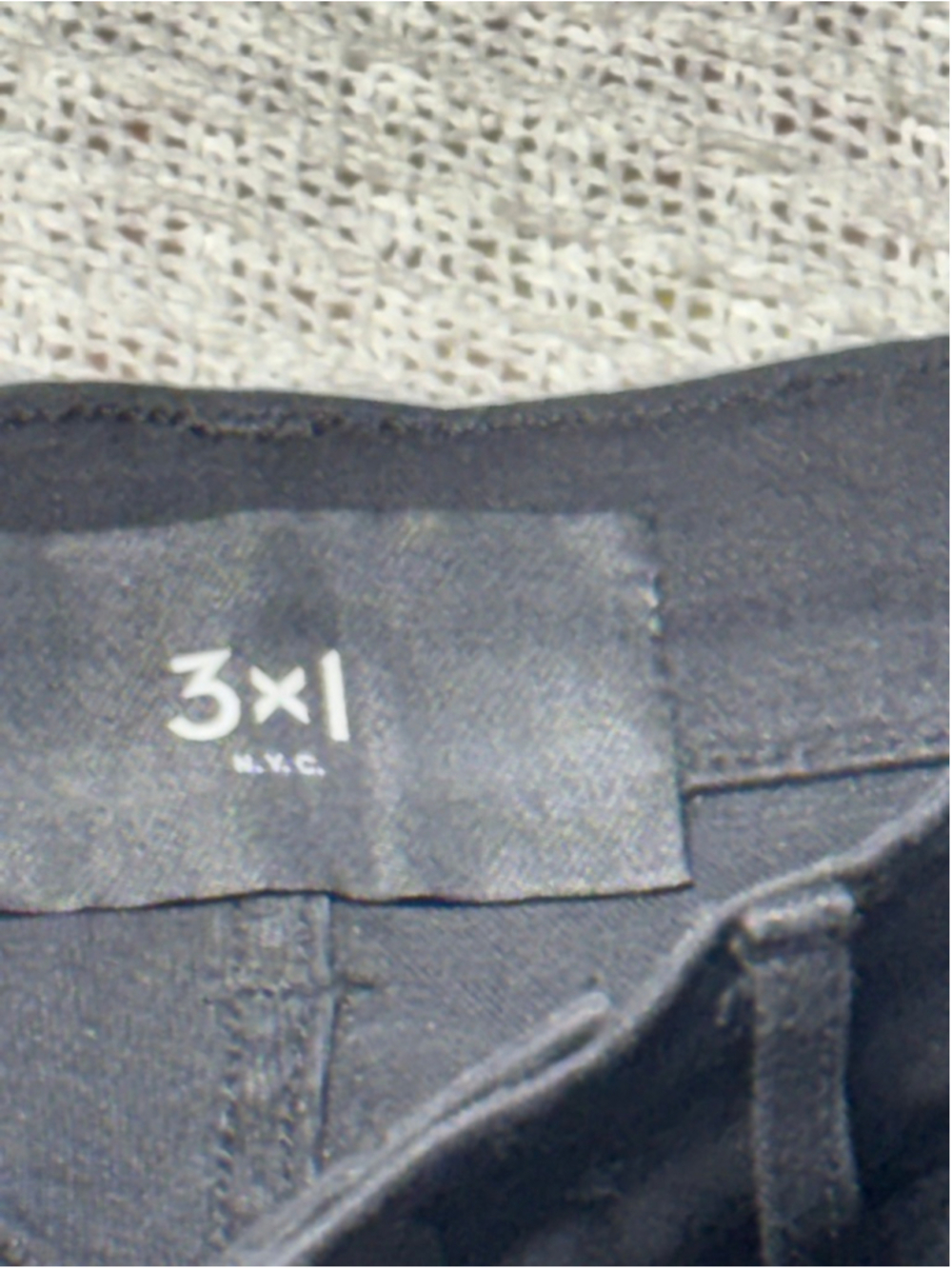 3X1 NYC Black Split Hem Bell Bottom Flare Denim Jeans Size 25 GUC - Picture 11 of 11